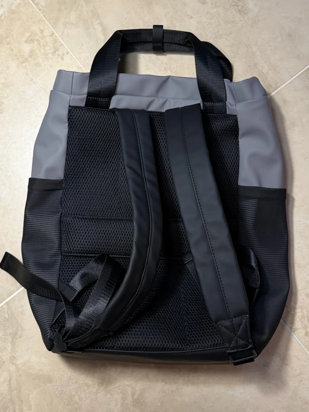 Pull&Bear Gray and Black Men’s Backpack